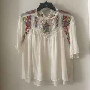 Beautiful Zara Embroidered Blouse